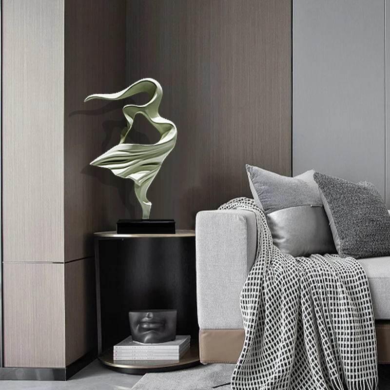
Dancers Abstract Art Resin Sculpture for Mall Center Office Themed Club Bar Hotel Decor 