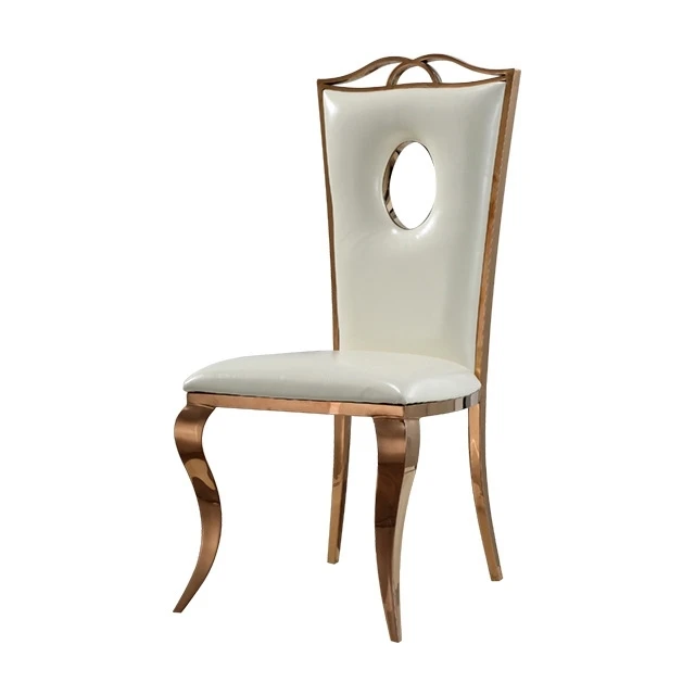 Luxury dining room furniture metal dining chair for sale