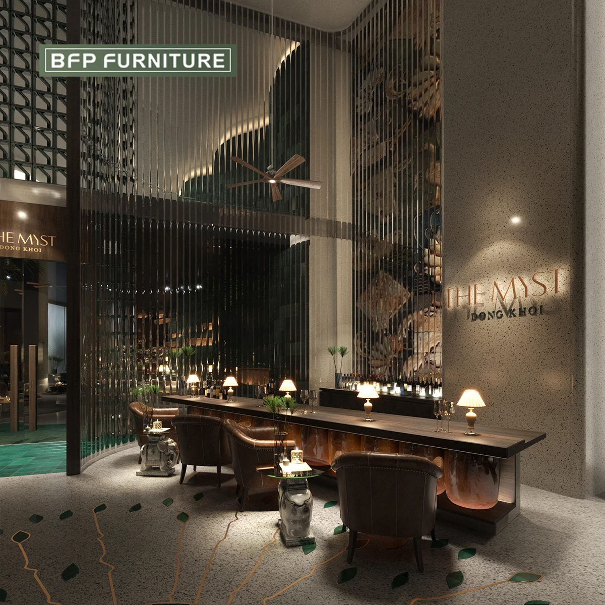 BFP Hospitality Furniture Modern Hall Furniture Collection Five-Star Hotel Restaurant Bedrooms Furniture