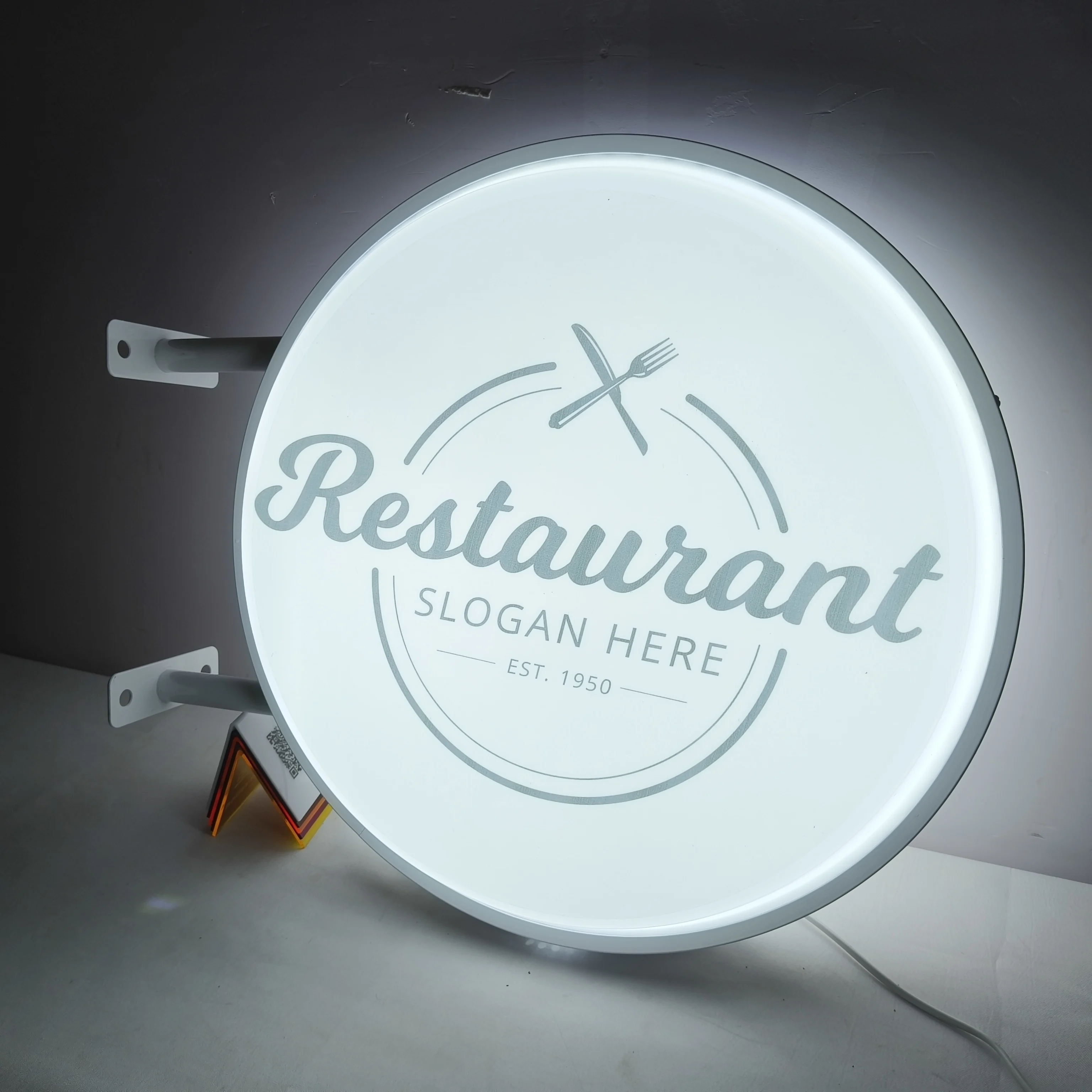 Customized Acrylic Light Box for Beer Advertising Company Blister Shop Signboard