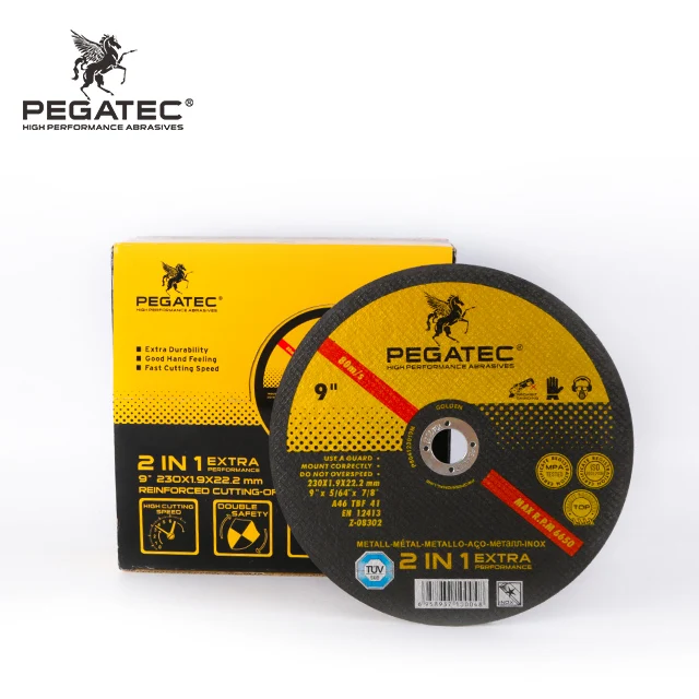 PEGATEC 9 дюймов 230x1 9x22 2 мм 115 Угловая шлифовальная машина абразивные стальные металлические режущие диски