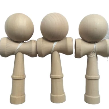 wholesale Japanese traditional Log colors High quality wooden kendama toy