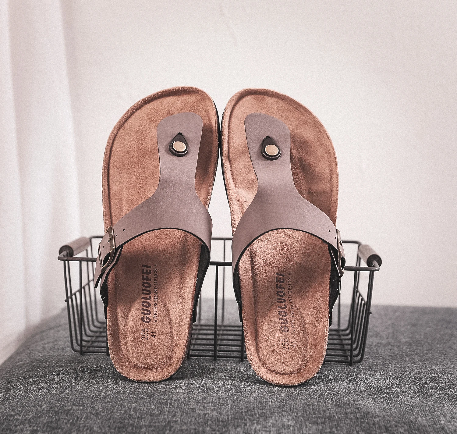 
New Summer Beach Cork Slippers Casual Women Buckle Clogs Slides Slip On Flip Flops 