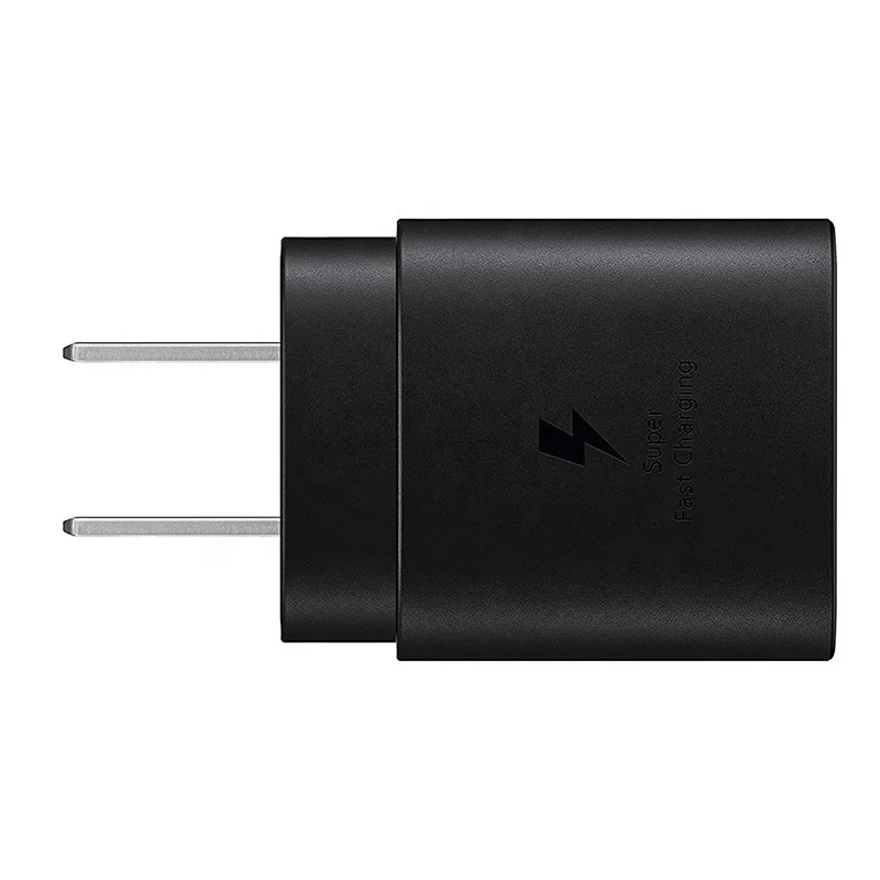 Custom Logo USB C Wall Charger 25W  PD Fast Charger Adapter for Samsung Galaxy Note10/ S20/ S21 USB Wall Charger