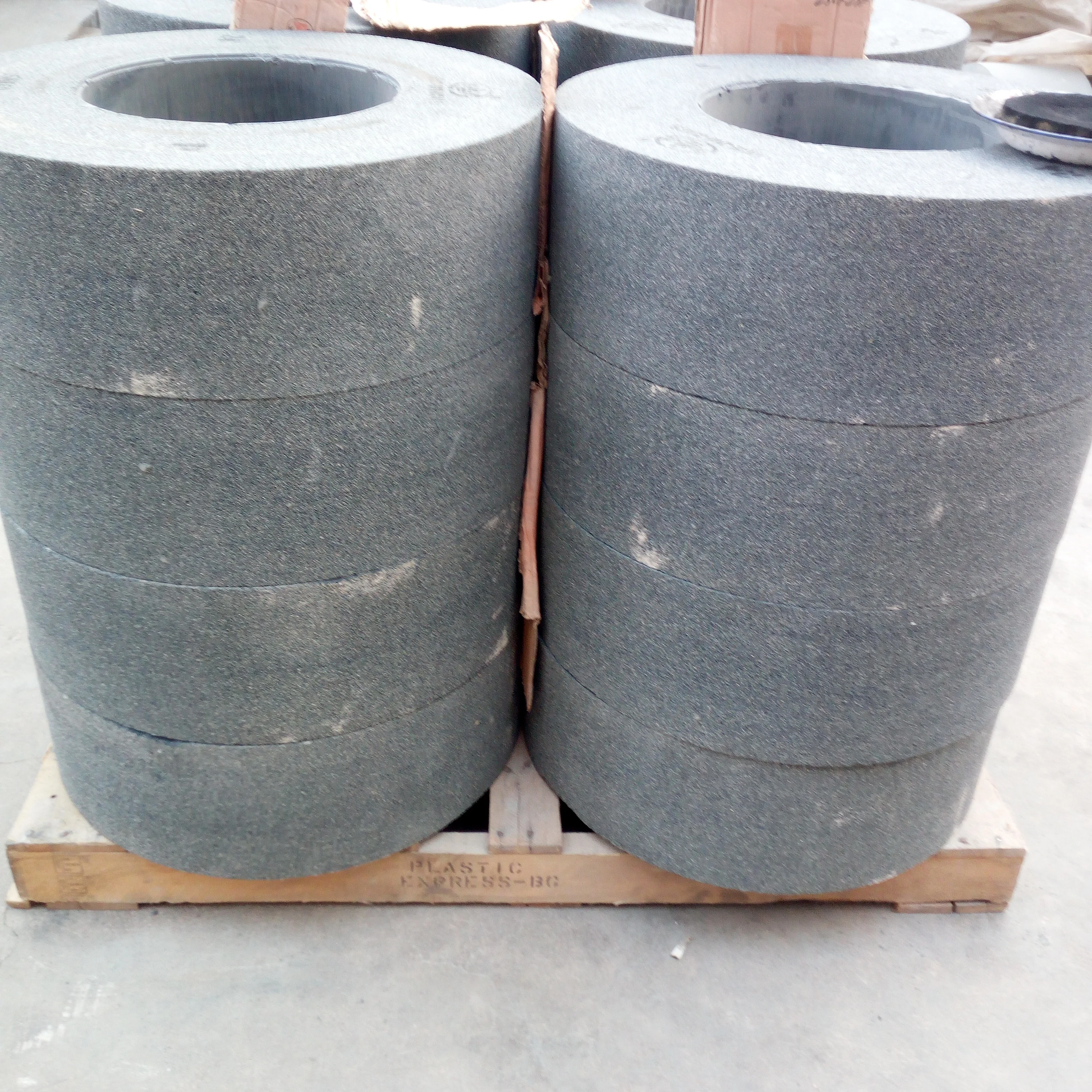 500X150X305mm Abrasive Ceramic Bonded Centerless Grinding Wheel for Cast Iron Precision Metal Polishing Round Tube