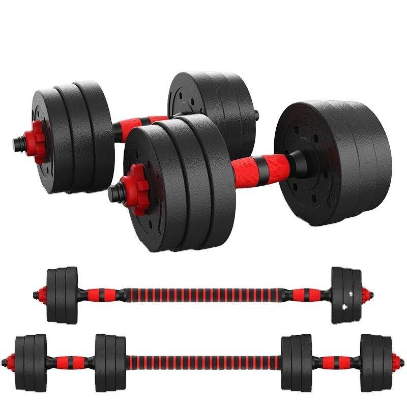 TOPKO Fitness Dumbells 10kg 20kg 30kg 40kg 50kg Quickly Gym Cement Adjustable Weight Dumbbell And Barbell Sets