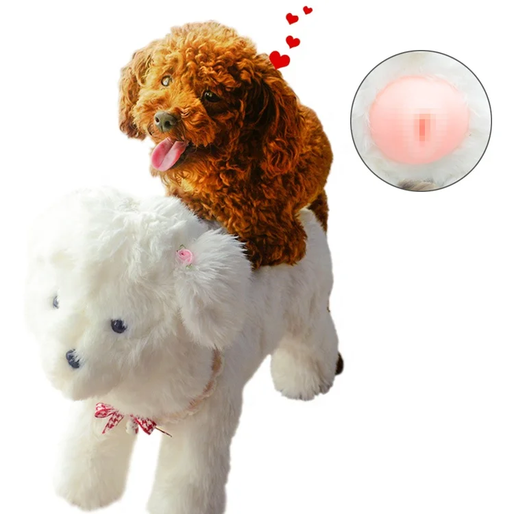 S/M/L/XL/XXL Interactive Sleeping Estrus Sex Partner Plush Stuffed Toys Teddy Chihuahua Play Funny Pet Sex Toys For Dog