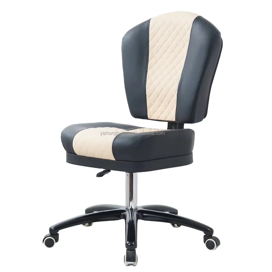 2024 Best Selling Swivel Seating Poker Chairs Move Black Poker Chair Five-wheeler casino chair with castors
