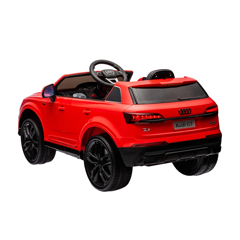 Licensed Audi Q7 kids cars electric ride on car 12v with remote control 4WD children electric toy cars for kids to drive