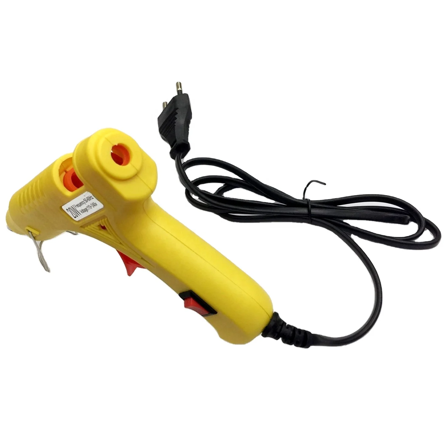 factory DIY use 20w hot melt glue machine small size glue gun with switch