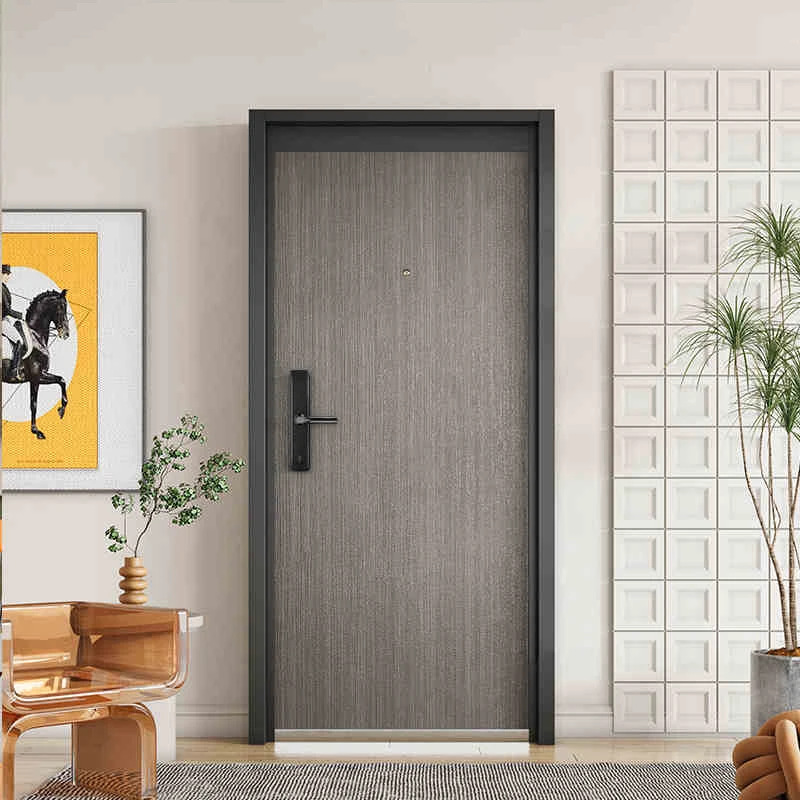 Traditional MDF Solid Wood Doors Top Quality Melamine Door Interior Soundproof for House Doors