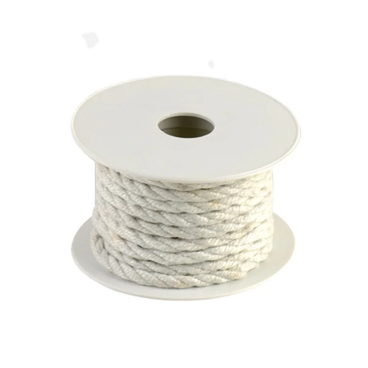Heat Insulation Ceramic Fiber Sealing Glass Filament Rope, Stove Door Rope