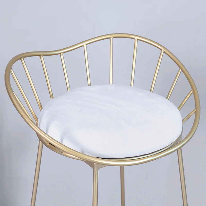 Лидер продаж, модный металлический барный стул с высокими ножками и металлической проволокой