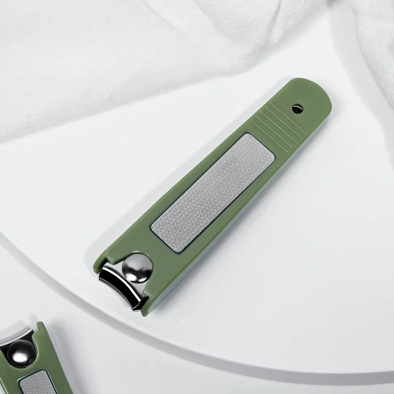 UUYP Best Selling Anti-Slip Matte Complete Portable Sharp Nail Trimming Cutter For Fingernail Toenail 2Pcs/Set Nail Cutter