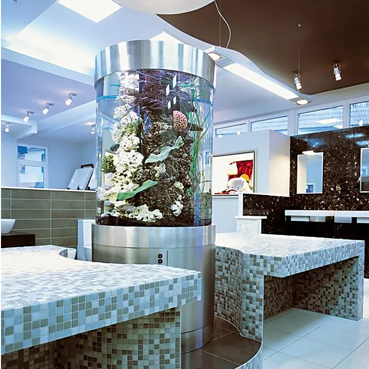 What is  Big Size Heat Resistant Good Quality Big Aquariums,Round Acrylic Aquarium@