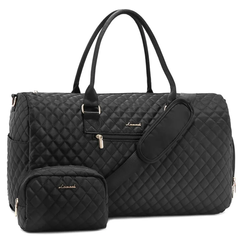 Factory OEM Amazon Hot Sale Fitness Overnight Duffel Bag Polyester Large Capacity Weekender Handbag with Shoe  Compartment 2023