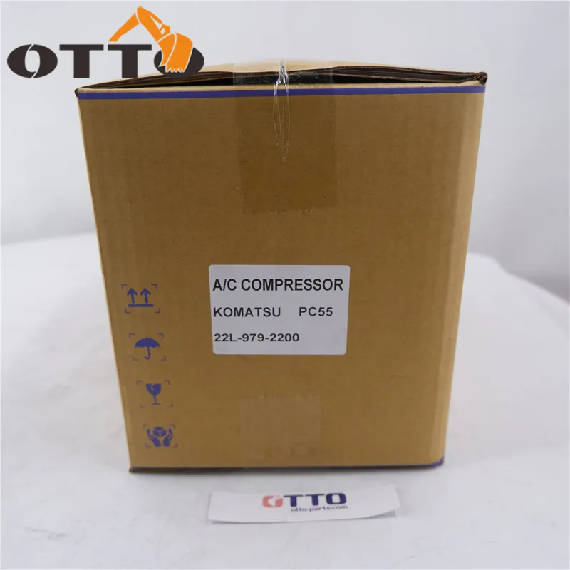 OTTO PC55MR-3 Excavator Compressor Wa600-6 426-07-31111 Ac Compressor Assy Pc56-7 Pc45mr-3 Pc30mr-3 Compressor 22L-979-2200