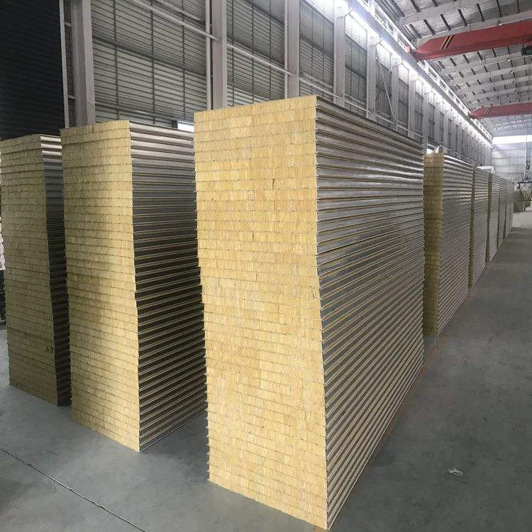 Rock wool/mineral wool sandwich panel composite panel sandwich wall panel price