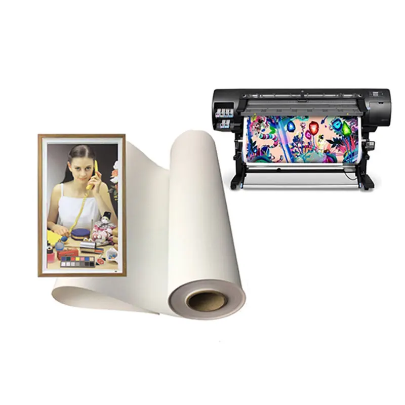 Excellent Quality Water-based Digital inkjet pure cotton canvas roll