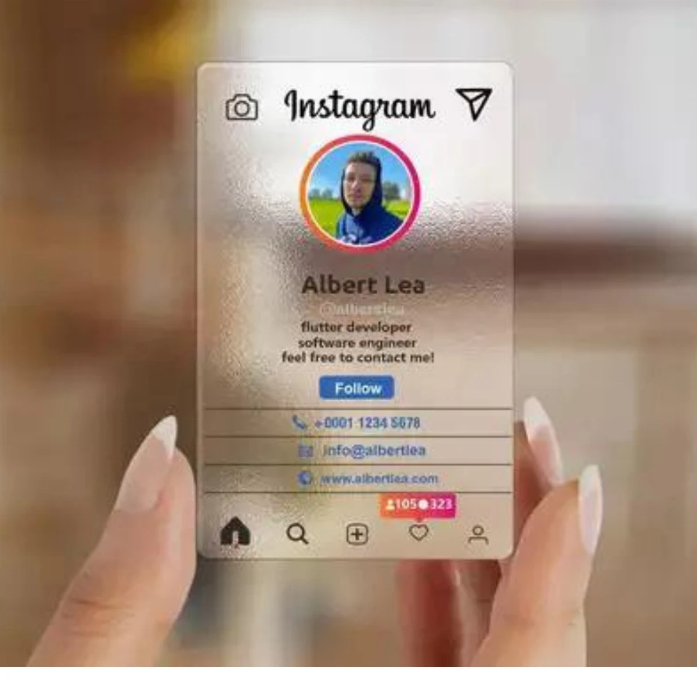 Custom business card printing plastic transparent pvc card print logo waterproof name visiting business card