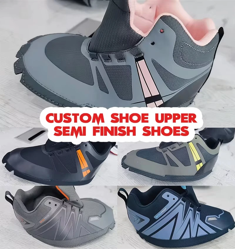 Shoes Upper Manufacturers Custom Genuine Leather High Grip Wide Width Comfortable Outdoor Tactical Hiking Safety Work Boots