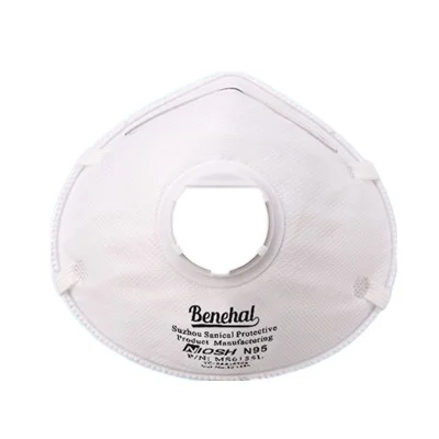 Barato mask N95 Valvula N95 Respirador PM2.5 Valvula N95 MS6155L moulded N95 Valvula respirator filter N95 Respirador Mascara