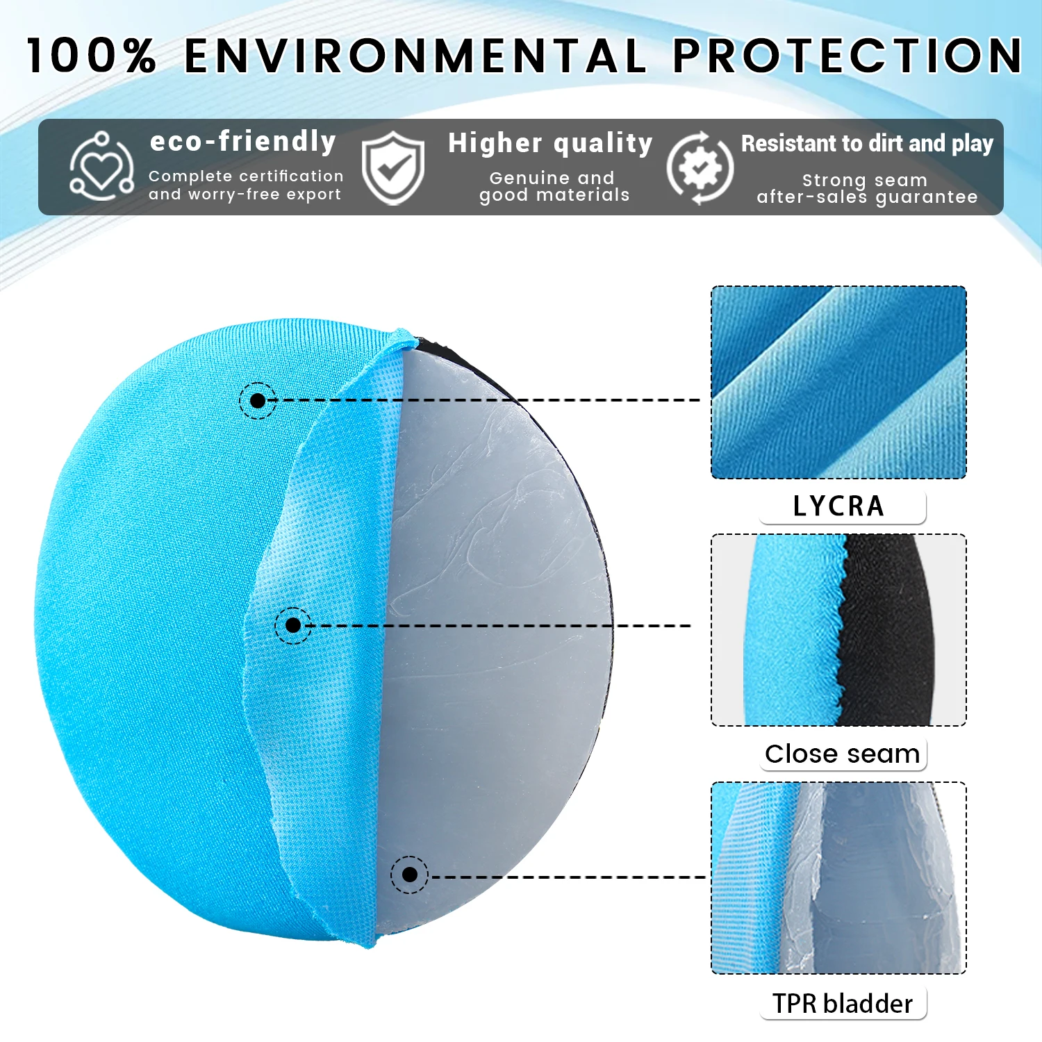 Promotion Factory Direct Supply Soft Rugby Football Water Skipping Bouncer Ball Fly Disk Tpr Swimming Pool Skip Stress Ball