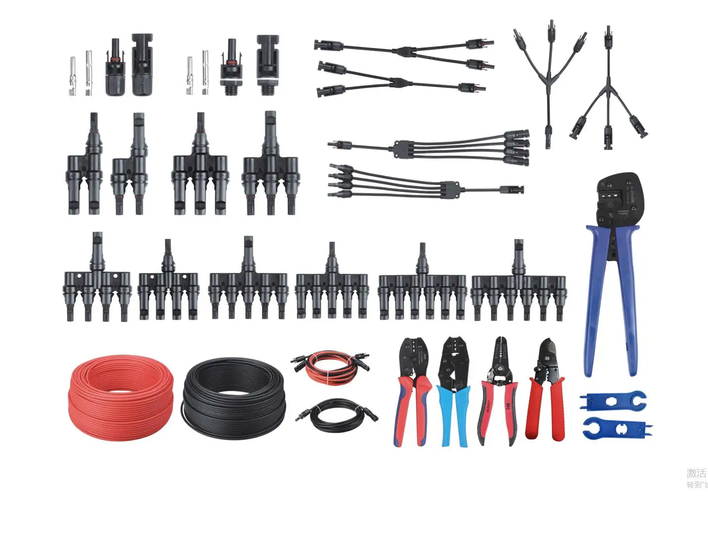 SeanRo TUV MC 4 Connector solar Waterproof Ip67 4mm PV Connectors 1000V Solar Connector