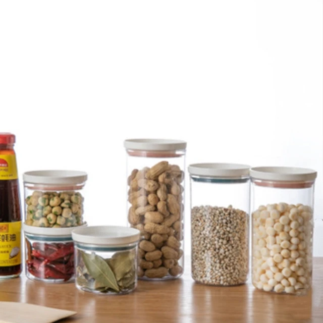 Storage Container With PP Lid For Food Use Wholesalers Sale Clear Plastic Transparent Container With For Home Use