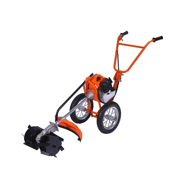 Hand - pushed high-power ditching machine lawn mower