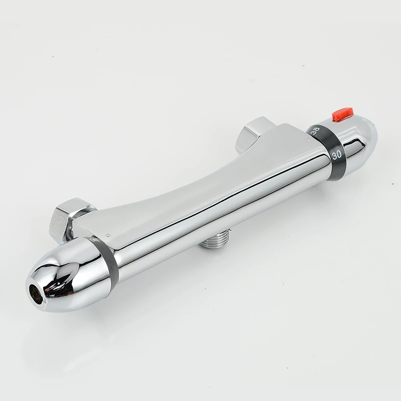 ROVATE hotel bathroom thermostatic bathtub shower faucet, modern intelligent temperature adjustment hot and cold mixing valve