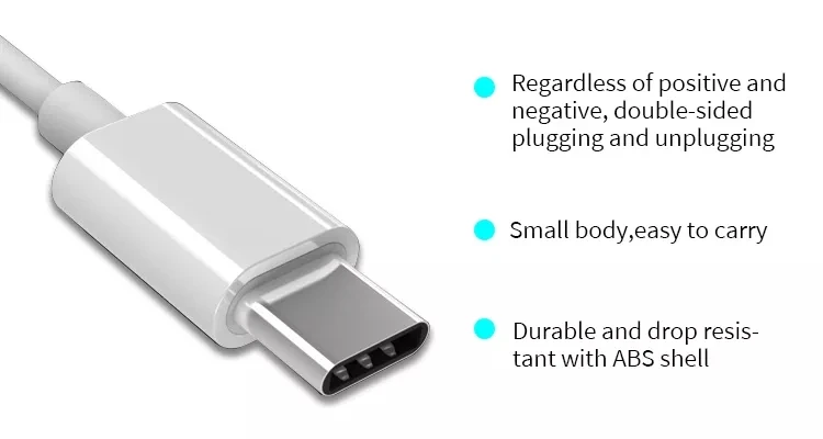 High Quality Type C to 3.5mm Headphone earphone Jack To Usb Audio Adapter Convertor Cables For Mobile Phone With Usb C Device