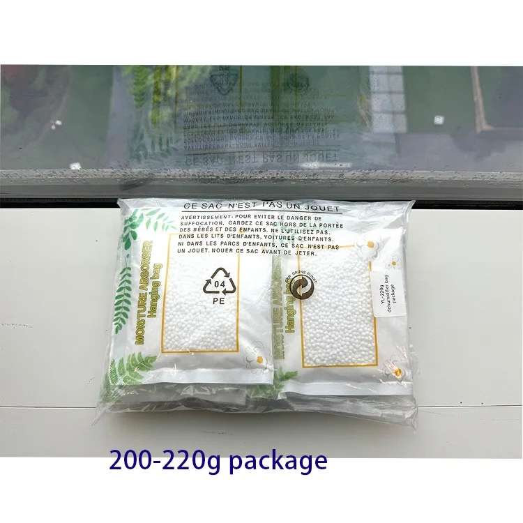 Household 10pcs per pack Hanging Moisture Absorber Dehumidifier Closet Bag