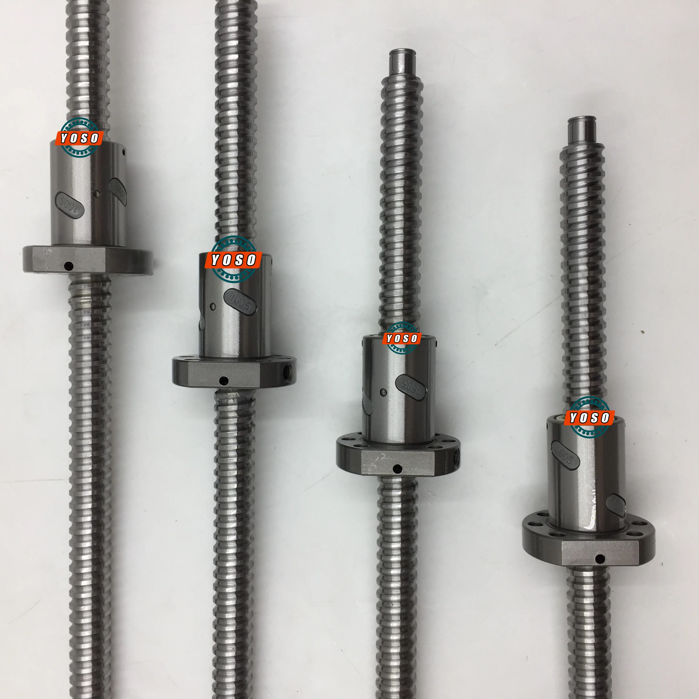 C5 precision 8mm 10mm 16mm ballscrew 0802 ball screw lead screw 600mm ball screw 1605