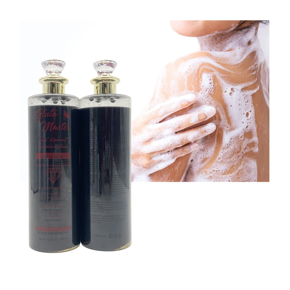 Private Label Teint Diamant Super Whitening Shower Gel Moisturizing Softer Skin Remove Dark Spots Exfoliating Body