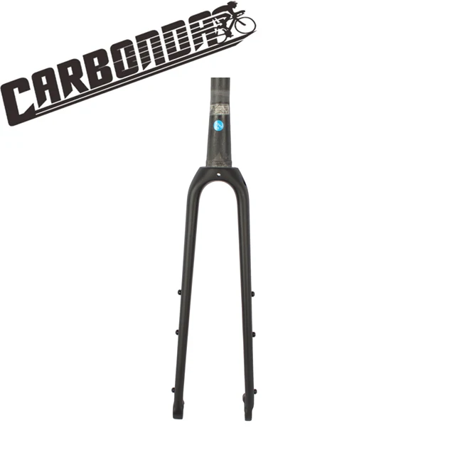 
Carbonda CFO505 12*100mm and 15*100mm thru axle full toray carbon fiber Bike fork for Gravel /CX fork 