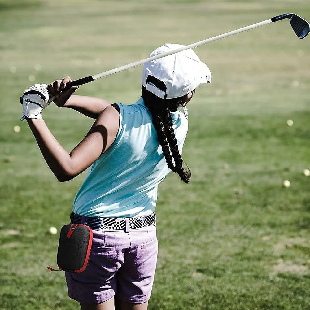 Golf Rangefinder Hard Shell Case-Bushnell Callaway Laser Range Finder Travel Bag Zipper Oxford Outdoor EVA Carry Bag Carabiner