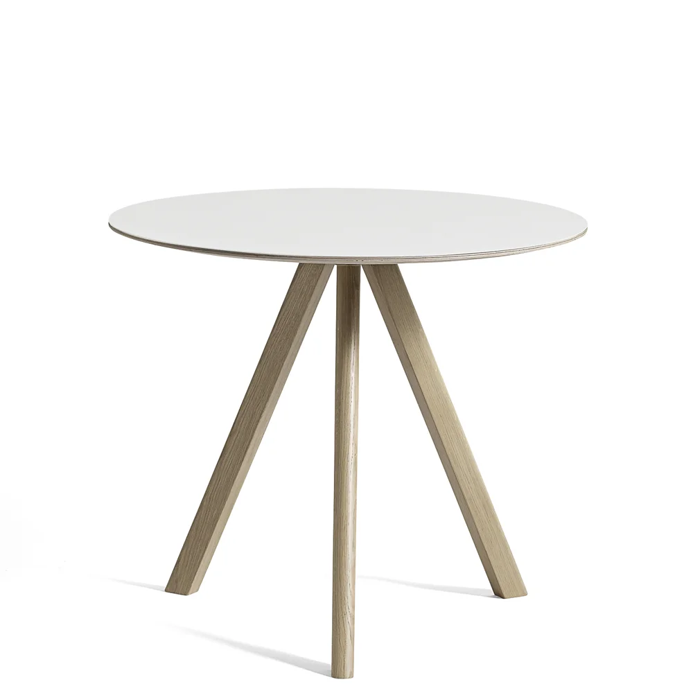 Support Customized Services Modern North American Ash Leg Wood Round Dining Tables