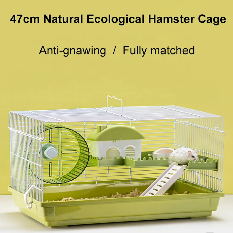 Customized Convenient Luxury Chinchilla Cage Wire Hamster Cage With Handle