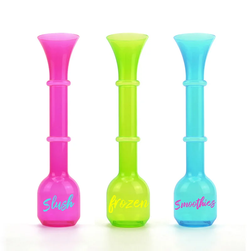 Custom logo 48oz 1400ml Slush Yard las Vegas Large Size 1 meter Beer Yard cups with lanyard