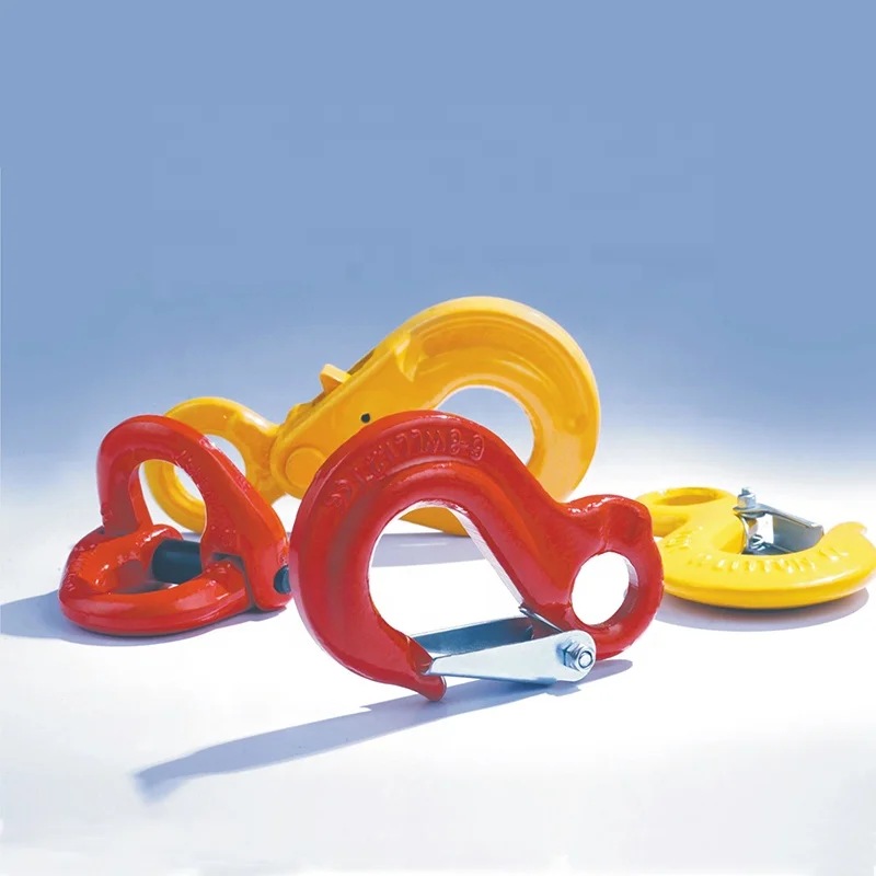 Grade 80 Eye SelfLock Hook  G80 Drop Forged Eye Lifting Hook