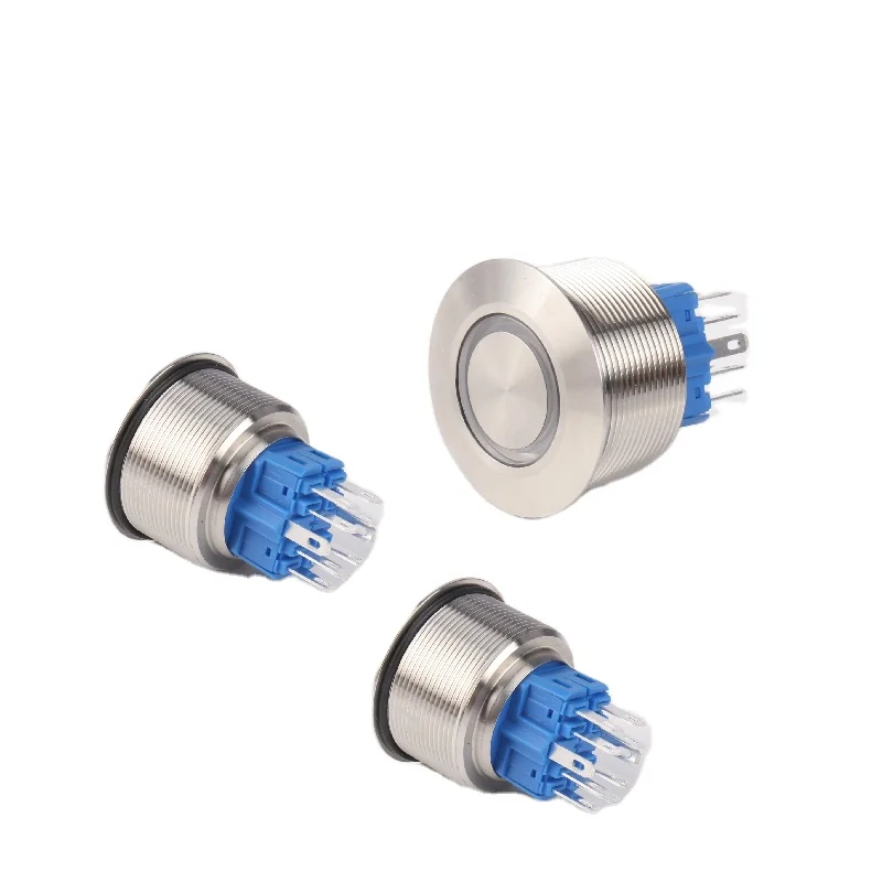 30mm waterproof Ip68 metal button switch 12v 24v Led lighting Momentary latch button switch