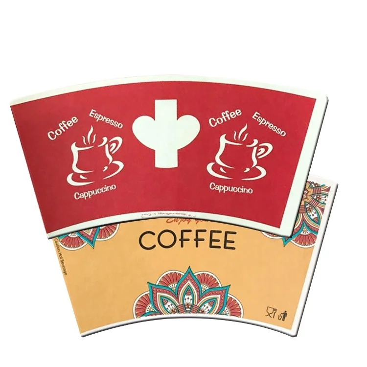 Wholesales Paper Cups Fan Raw Material Single For Coffee Paper Cup