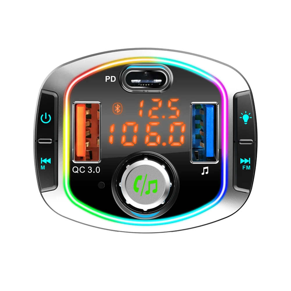 BC63 автомобильный mp3-плеер Fm-передатчик вспомогательный Bluetooth-Адаптер зарядного