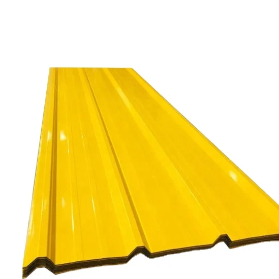 PPGI PPGL corrugated roofing color coated steel embossed sheet for African Market