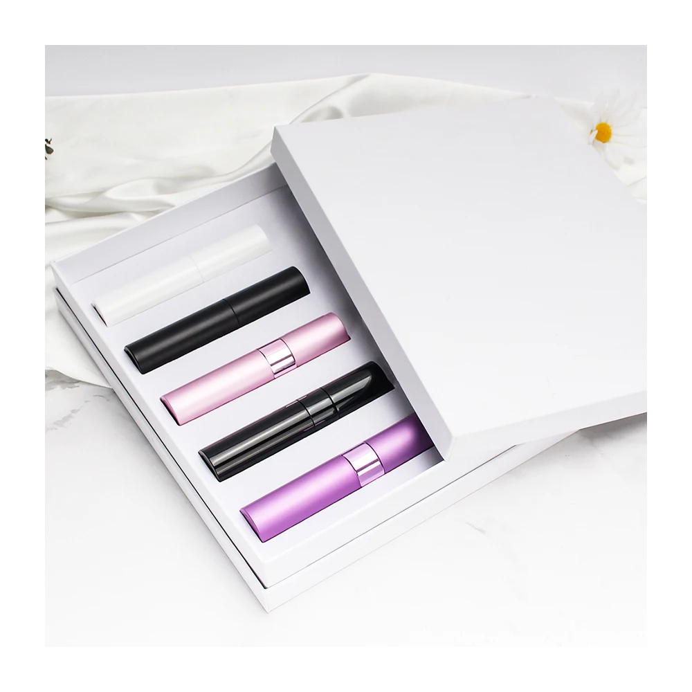 8ml 10ml Perfume Atomizer Empty Rotating Perfume Bottles Refillable Glass With Spray