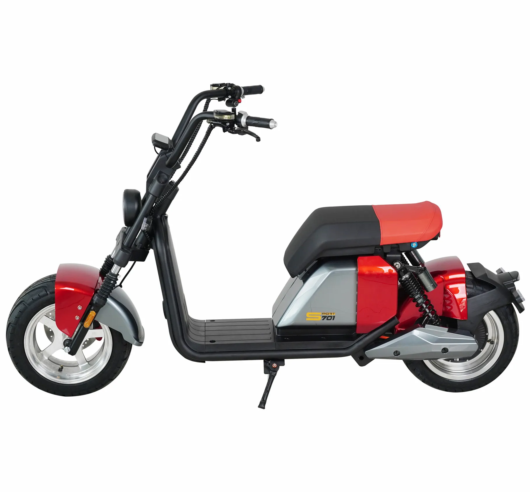 Factory Supply 2000w Fast Super Long Range Electric Moped Scooter Motorcycle