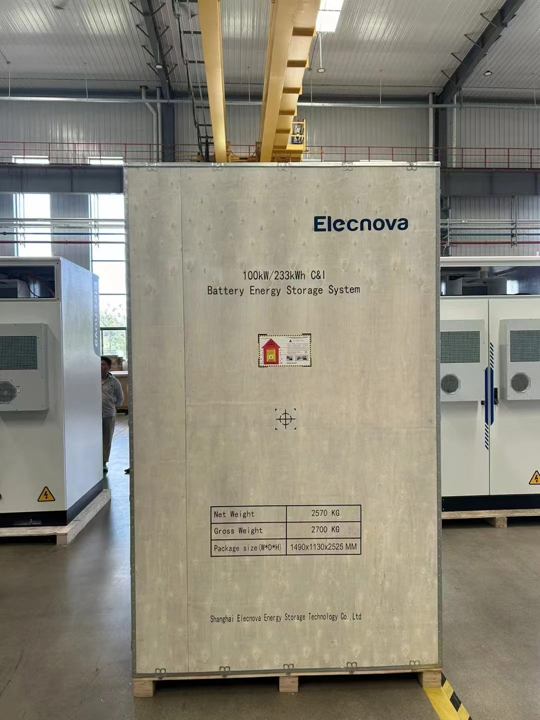ELecnova Battery Energy Storage System Container Super Capacitor Pack Rack Batter Module