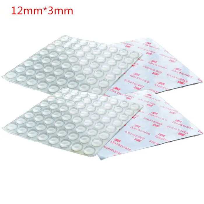 
Custom size round silicone rubber feet pad with 3m self-adhesive glue 