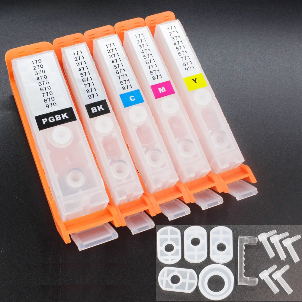 5 COLOR PGI750 CLI751 with arc chip CISS ink cartridge compatible for Canon ip7270 MG5470 MX727 MX927 MG6470 MG5570 printer